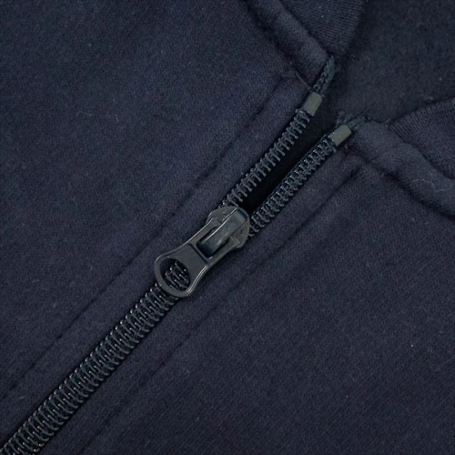 Bigdude Zip Thru Baseball Jacket Navy 5 Bigdude Zip Thru Baseball Jacket Navy - Image 5