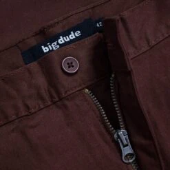 Bigdude Stretch Twill 3/4 Length Cargo Shorts Brown -Casual Suit For Men Sales Store 0269c4f1 img 7466