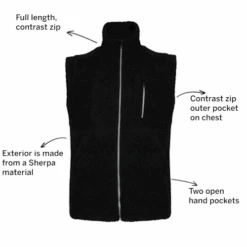 Bigdude Sherpa Gilet Black -Casual Suit For Men Sales Store 02ea78e5 annotated20imagery209