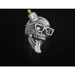 Bigdude Comic Skull Print Hoody Black -Casual Suit For Men Sales Store 0343a50b bd23h02 01 black