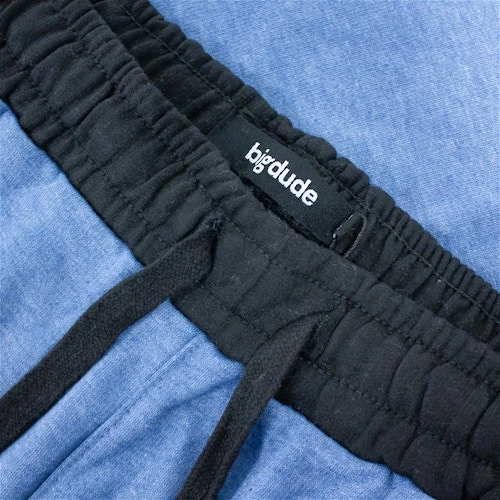 Bigdude Contrast Sweat Shorts Denim Marl 5 Bigdude Contrast Sweat Shorts Denim Marl - Image 5