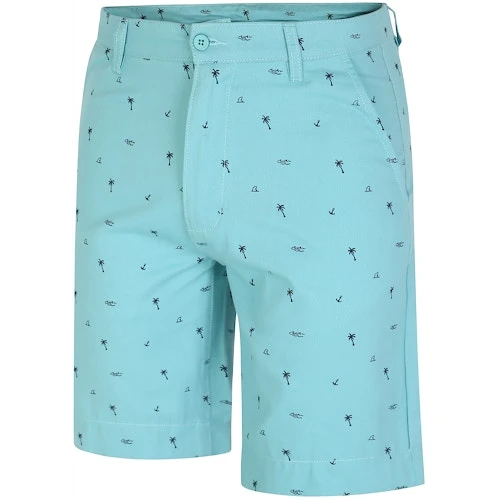 Bigdude Summer Print Chino Shorts Light Blue 1 Bigdude Summer Print Chino Shorts Light Blue
