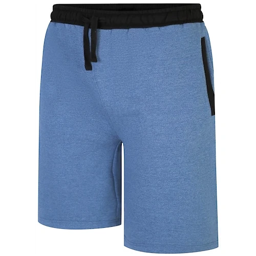 Bigdude Contrast Sweat Shorts Denim Marl 2 Bigdude Contrast Sweat Shorts Denim Marl - Image 2