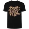 Bigdude Born To Be Wild Print T-Shirt Black