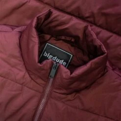 Bigdude Padded Gilet Burgundy -Casual Suit For Men Sales Store 06f01176 img 9116