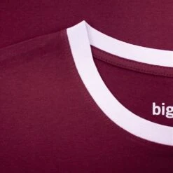 Bigdude Contrast Stripe T-Shirt Burgundy -Casual Suit For Men Sales Store 09fcad19 img 8317