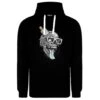 Bigdude Comic Skull Print Hoody Black