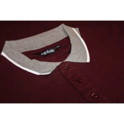 Bigdude Las Vegas Pique Polo Burgundy -Casual Suit For Men Sales Store 124ec895 img 1247