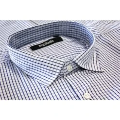 Bigdude Long Sleeve Shirt With Chest Pockets Navy/White -Casual Suit For Men Sales Store 12bc9263 img 8990