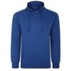 Bigdude Buttoned Pullover Hoody Deep Blue