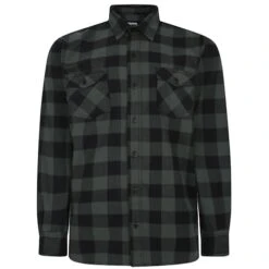 Bigdude Checked Overshirt Green/Black