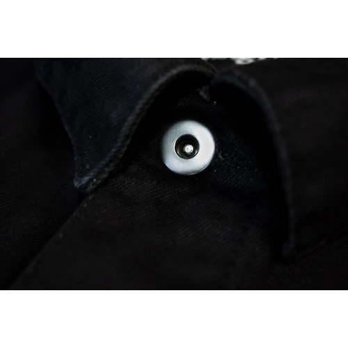 Bigdude Classic Denim Jacket Black 11 Bigdude Classic Denim Jacket Black - Image 11