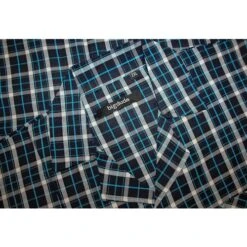Bigdude Woven Checked Pyjama Set Navy/Blue -Casual Suit For Men Sales Store 214d912d bd23pj06 07 navyblue