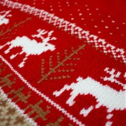 Bigdude Fair Isle Christmas Jumper Red -Casual Suit For Men Sales Store 22a4a5c3 img 9458