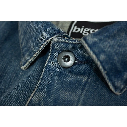 Bigdude Classic Denim Jacket Mid Wash 9 Bigdude Classic Denim Jacket Mid Wash - Image 9