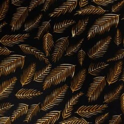 Bigdude Leaf Print Long Sleeve Poplin Shirt Black -Casual Suit For Men Sales Store 2441d227 img 8736