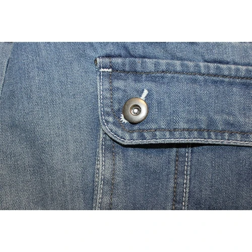 Bigdude Cargo Denim Shorts Light Wash 5 Bigdude Cargo Denim Shorts Light Wash - Image 5