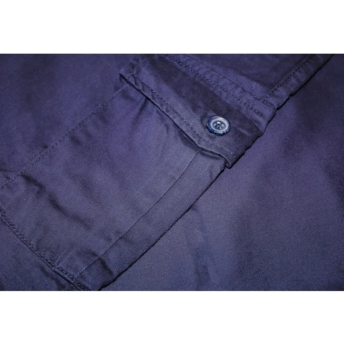 Bigdude Elasticated Waist Cargo Trousers Navy 8 Bigdude Elasticated Waist Cargo Trousers Navy - Image 8