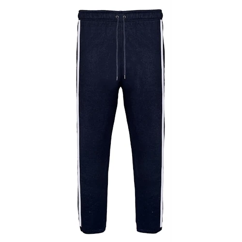 Bigdude Twin Stripe Joggers Navy 2 Bigdude Twin Stripe Joggers Navy - Image 2