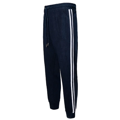 Bigdude Twin Stripe Joggers Navy 1 Bigdude Twin Stripe Joggers Navy