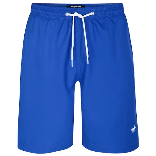 Bigdude Plain Swim Shorts Royal 2 Bigdude Plain Swim Shorts Royal - Image 2