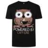 Bigdude Powered By Caffeine Print T-Shirt Black