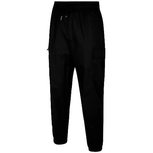 Bigdude Elasticated Waist Active Cargo Trousers Black 1 Bigdude Elasticated Waist Active Cargo Trousers Black