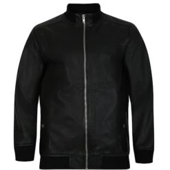 Tooting & Brow Leather Jacket Black