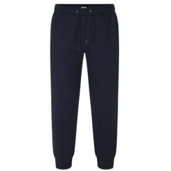 Bigdude Basic Cuffed Joggers Twin Pack Black/Navy -Casual Suit For Men Sales Store 32298395 bd23j10 navy front