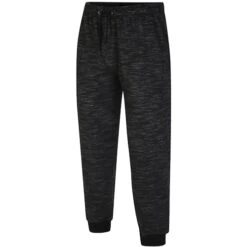Bigdude Space Dye Cuffed Joggers Black
