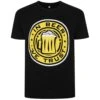 Bigdude In Beer We Trust Print T-Shirt Black