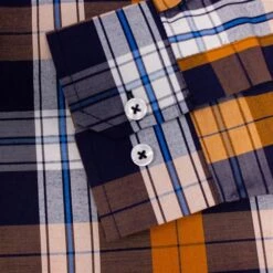 Bigdude Long Sleeve Check Shirt Orange -Casual Suit For Men Sales Store 373563e1 img 8842