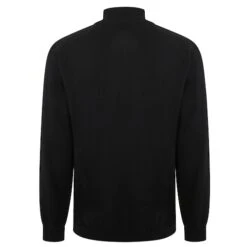 Bigdude Half Zip Knitted Jumper Black -Casual Suit For Men Sales Store 3b1b51b8 halfzipjumper navy 2