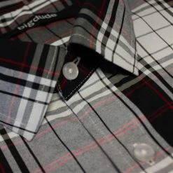 Bigdude Short Sleeve Check Shirt Black -Casual Suit For Men Sales Store 41bc98d6 img 8846