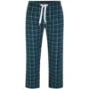 Bigdude Woven Checked Pyjama Pants Green/Navy