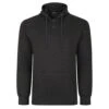 Bigdude Buttoned Pullover Hoody Charcoal