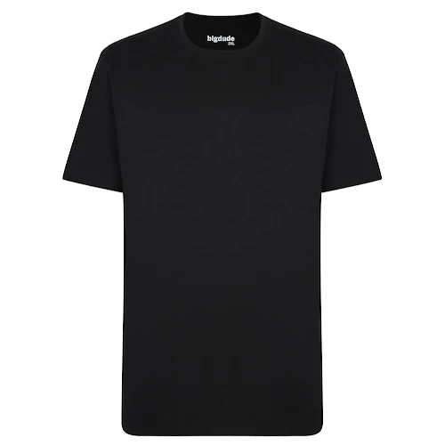Bigdude 5 Pack Plain T-Shirts 2 Bigdude 5 Pack Plain T-Shirts - Image 2