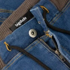 Bigdude Jersey Waistband Denim Shorts Light Wash -Casual Suit For Men Sales Store 50447be5 img 7743