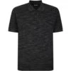 Bigdude Vintage Inkjet Marl Polo Shirt Black