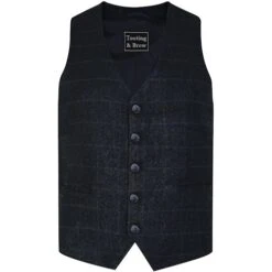 Tooting & Brow Baggio Waistcoat Navy