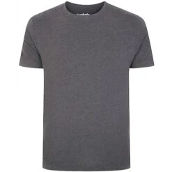 Bigdude Plain Crew Neck T-Shirt Charcoal -Casual Suit For Men Sales Store 5dac22c0 bd101 04 charcoal 1