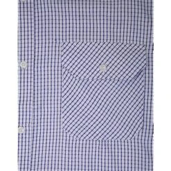 Bigdude Long Sleeve Shirt With Chest Pockets Navy/White -Casual Suit For Men Sales Store 5df1f4c1 bd22ls09 02 navy detail