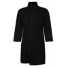 Bigdude Woven Waffle Dressing Gown Black