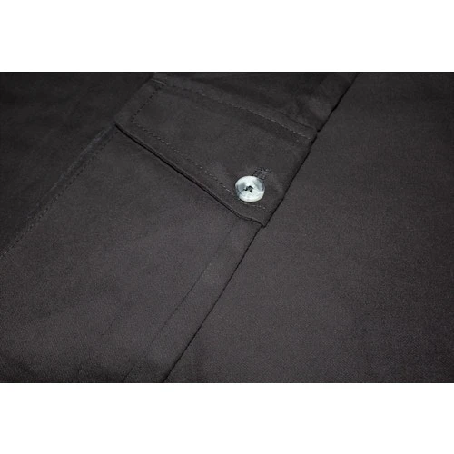 Bigdude Elasticated Waist Cargo Trousers Black 6 Bigdude Elasticated Waist Cargo Trousers Black - Image 6