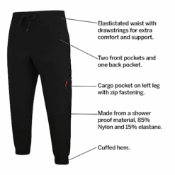 Bigdude Showerproof Nylon Pants Black -Casual Suit For Men Sales Store 6a8c7c0e bd21j16 01 black205