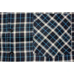 Bigdude Woven Checked Pyjama Set Navy/Blue -Casual Suit For Men Sales Store 6db522d3 bd23pj06 07 navyblue 3