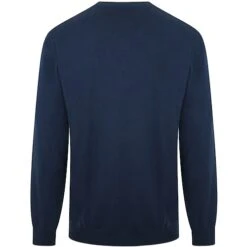 Bigdude Plain V Neck Knitted Jumper Navy -Casual Suit For Men Sales Store 773c7c04 v neck20jumper navy 2