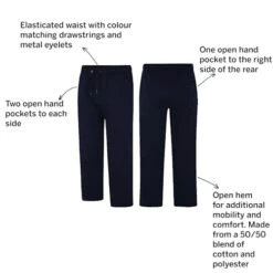 Bigdude Open Hem Joggers Navy 11 Bigdude Open Hem Joggers Navy -Casual Suit For Men Sales Store 774f24e2 02