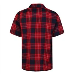 Bigdude Woven Checked Pyjama Set Red/Navy -Casual Suit For Men Sales Store 77b43280 bd23pj06 22 top 2