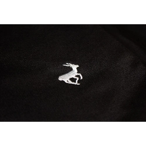 Bigdude Open Hem Loop Back Joggers Black 6 Bigdude Open Hem Loop Back Joggers Black - Image 6